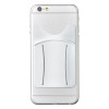 Картхолдер для телефона с отверстием для пальца, 8,6 х 5,8 см, силикон, белый