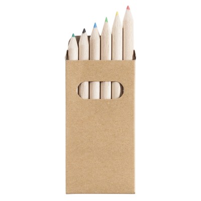 Набор 6 цветных мини-карандашей