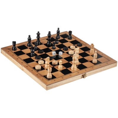 Набор игр: шахматы, шашки и нарды