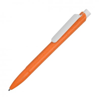 Ручка шариковая ECO из пшеничной соломы, оранжевая