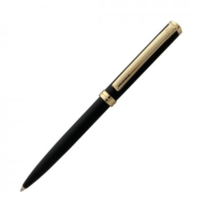 Ручка шариковая DELGADO MATT BLACK FINISH CBS матово черный/золотистый