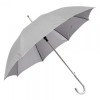 Зонт-трость полуавтомат, серый, 103см