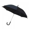 Зонт-трость 103см с пластиковой ручкой, черный