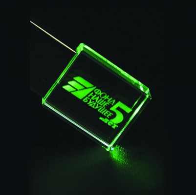 Флешка светящаяся с объемным 3D логотипом 52x17x0, 9 см