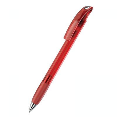 Ручка шариковая NOVE LX красный фрост, серебристый