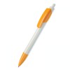 Ручка шариковая TRIS, пластик, белый/желтый