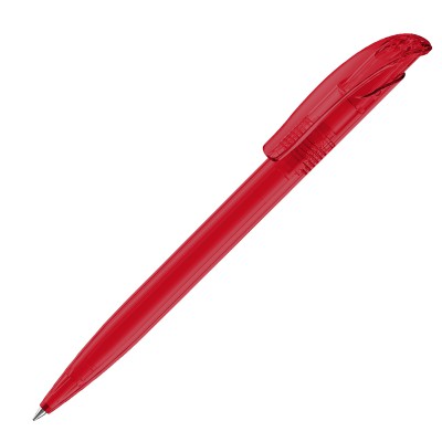Ручка шариковая Challenger Clear красный 186