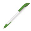 Ручка шариковая Challenger Basic Polished Soft grip zone белый/зеленый 376