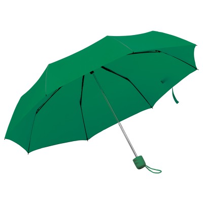 Зонт складной 24см, зеленый, купол 95см