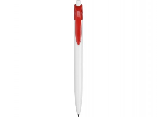 Ручка шариковая "Kakadu" пластик, бело/красная