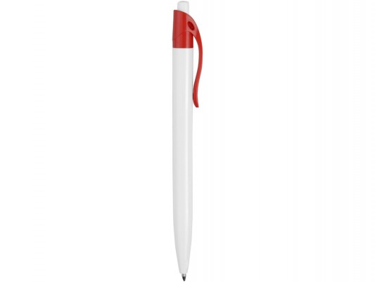 Ручка шариковая "Kakadu" пластик, бело/красная