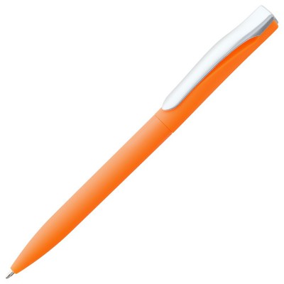 Ручка шариковая, покрытие Soft Touch, оранжевая