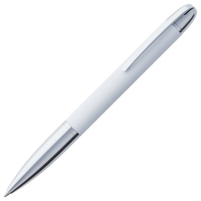 Ручка шариковая, покрытие софт-тач, белый