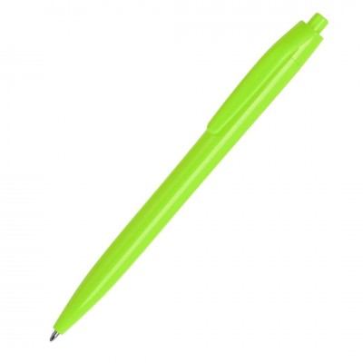 Ручка шариковая, зеленое яблоко, пластик