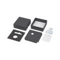 Набор: ЗУ + держатель для телефона магнитный, покрытие софт-тач тёмно-синий