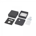 Набор: ЗУ + держатель для телефона магнитный, покрытие софт-тач чёрный