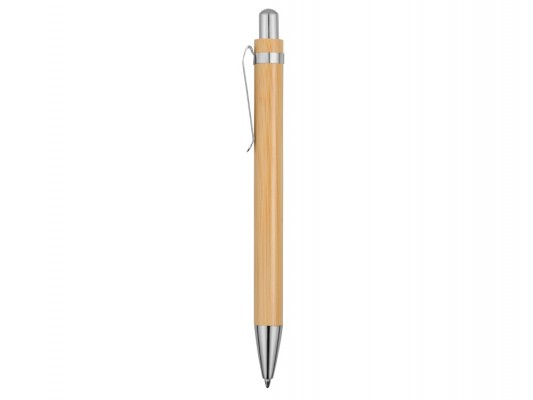 Ручка шариковая, бамбук, светлое дерево