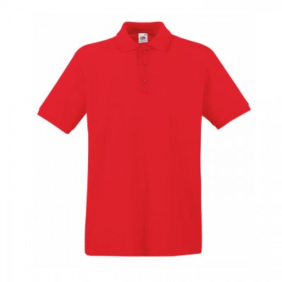 Рубашка поло мужская 180г/м2 красный
