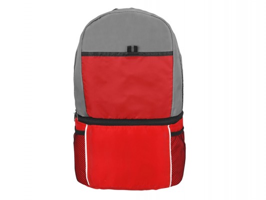 Рюкзак-холодильник 31,7х15,2х43,2см полиэстер красный/серый