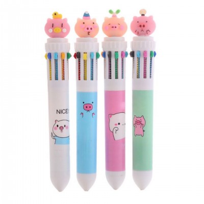 Ручки многоцветные с индивидуальным ПВХ навершием