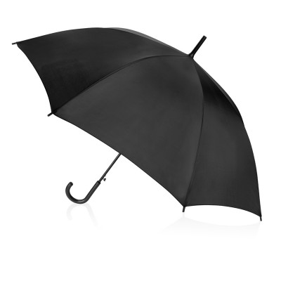Зонт-трость d100 х 84,5 см, полиэстер, металл, пластик, черный