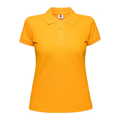 Рубашка поло женская 190г/м2 желтая