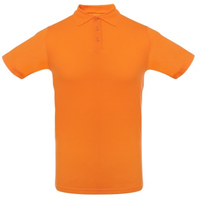 Рубашка поло 170г/м² хлопок пике, оранжевая