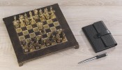 Шахматы "Греческие лучники" 33,5х33,5см
