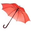 Зонт-трость 100см с деревянной ручкой, красный