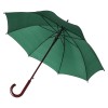 Зонт-трость 100см с деревянной ручкой, зеленый