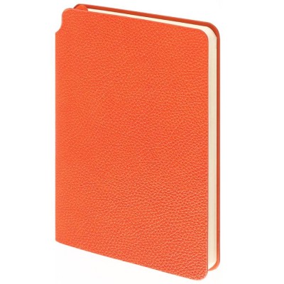 Ежедневник недатированный "САЛИ" A6, оранжевый, кремовый блок