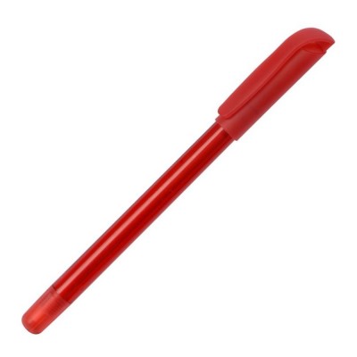 Ручка шариковая из переработанных контейнеров, красная