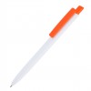 Ручка шариковая 14x1см, пластик, оранжевый