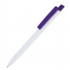 Ручка шариковая 14x1см, пластик, фиолетовый