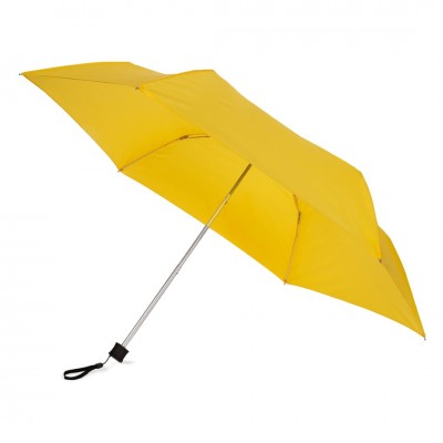 Зонт складной 88см, механический, желтый