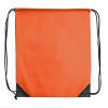 Рюкзак мешок с укрепленными уголками 35х41см, оранжевый