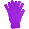Перчатки однослойные, акрил, ярко-фиолетовые