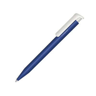 Ручка шариковая Super-Hit Bio matt т.синий 288/белый