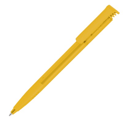 Ручка шариковая Super Hit Clear Soft grip zone Желтый 7408