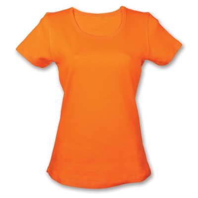 Футболка женская, 175г/м2, оранжевая