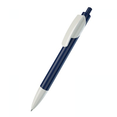 Ручка шариковая TRIS белый/синий