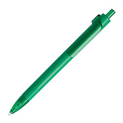 Ручка шариковая FORTE SOFT, покрытие софт-тач зеленый