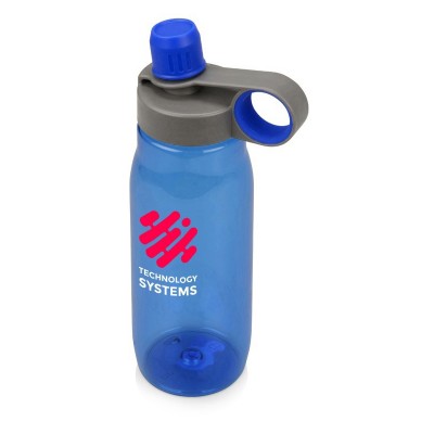 Бутылка для воды, 650 мл, d6,7 х 23,5 см , пластик, синий