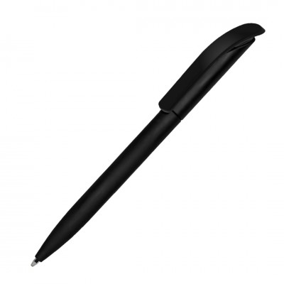 Ручка шариковая 14х1см, пластик, черный/черный