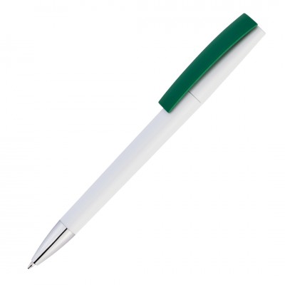Ручка шариковая ZET, пластик, зеленая