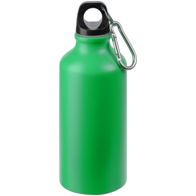 Бутылка для воды 400мл алюминий, зеленая